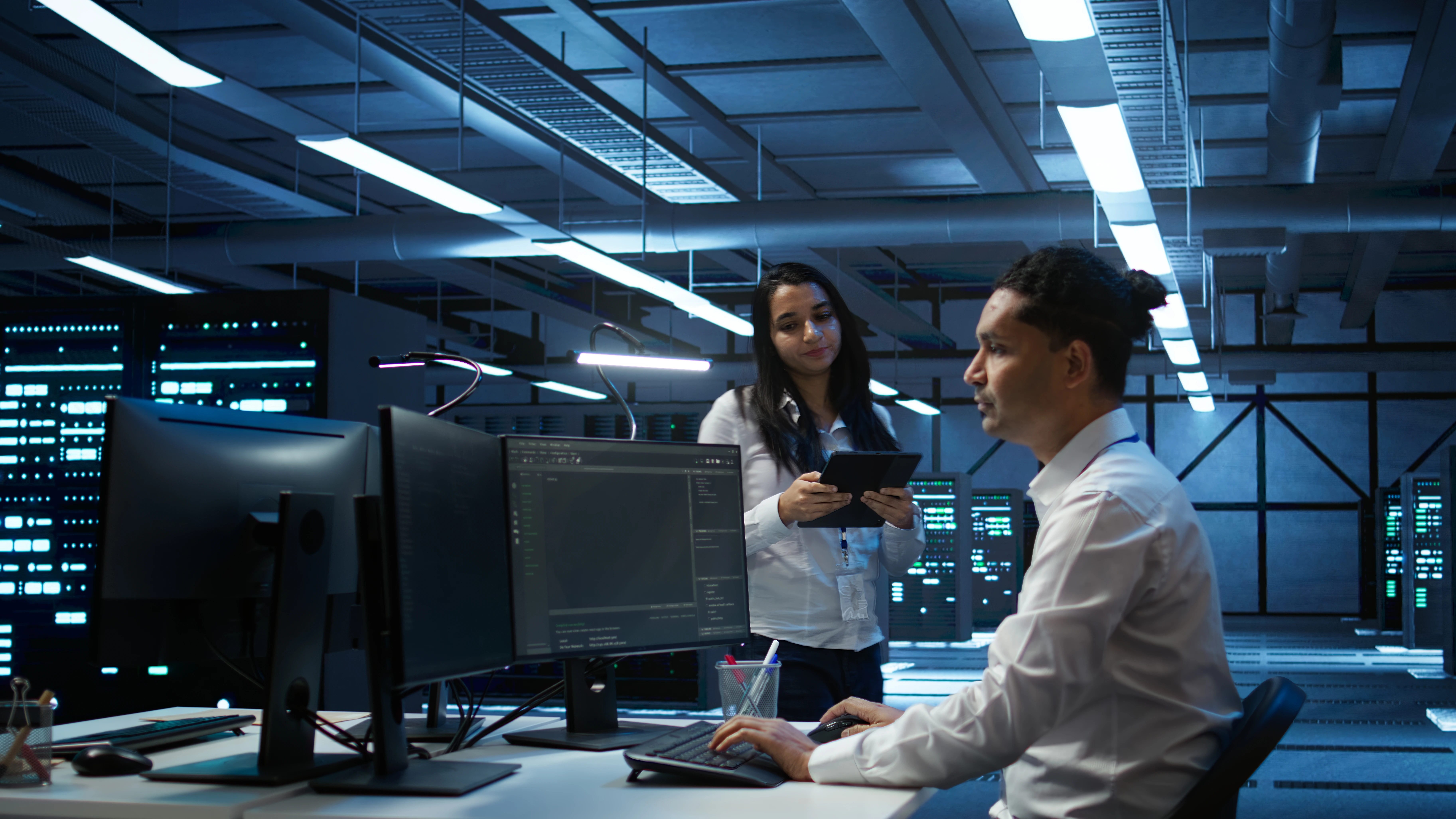 SaaS Development Hero Background